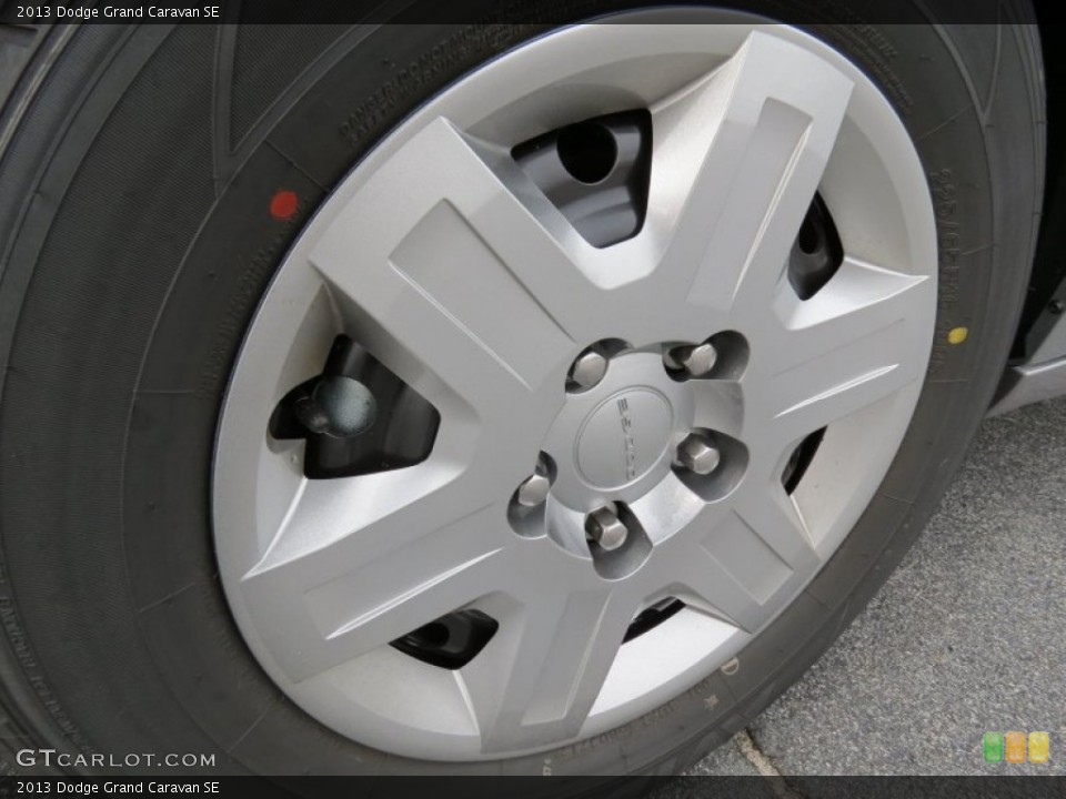 2013 Dodge Grand Caravan SE Wheel and Tire Photo #78667708