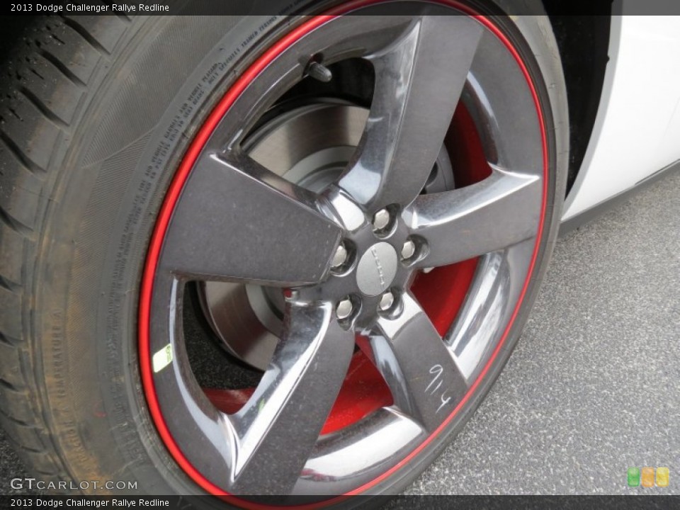 2013 Dodge Challenger Rallye Redline Wheel and Tire Photo #78667918