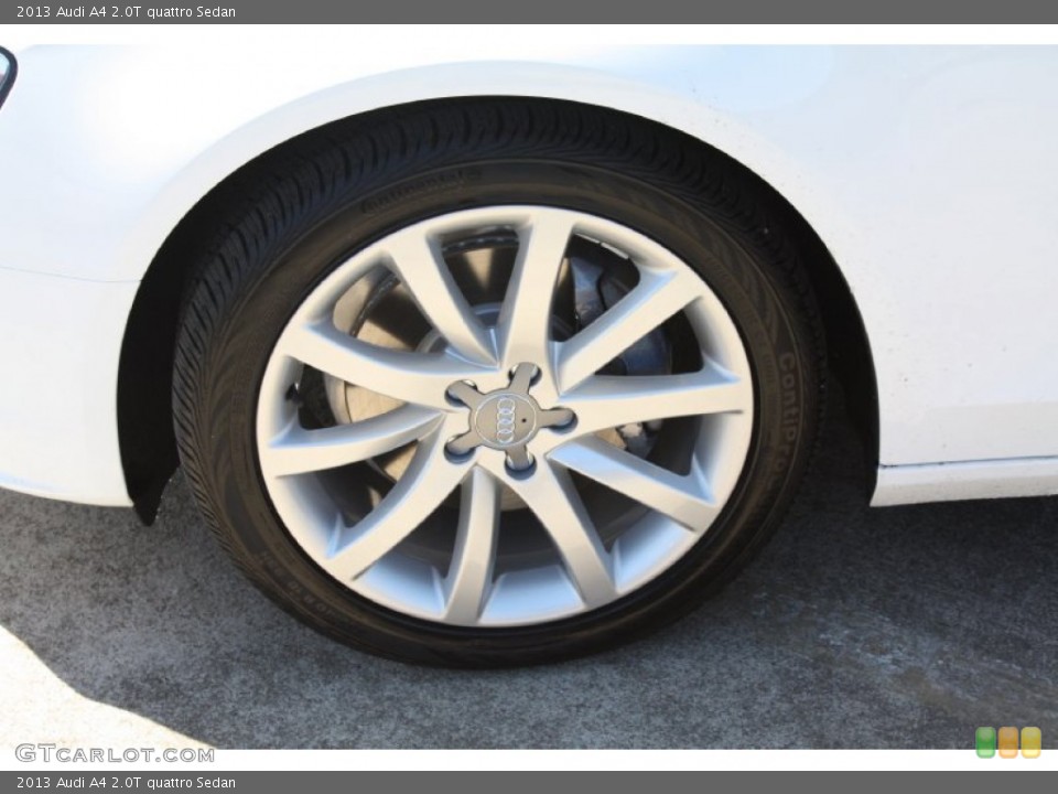 2013 Audi A4 2.0T quattro Sedan Wheel and Tire Photo #78670162