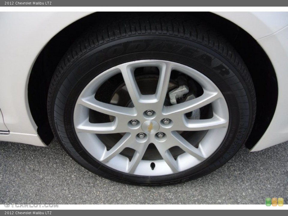 2012 Chevrolet Malibu LTZ Wheel and Tire Photo #78675368