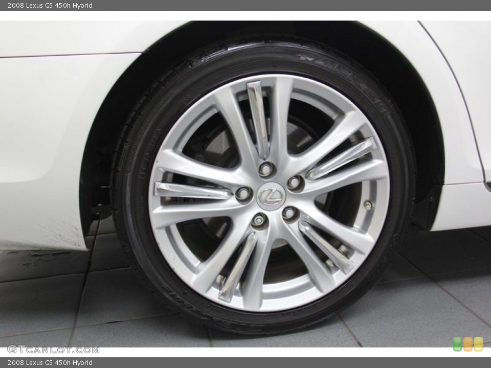2008 Lexus GS 450h Hybrid Wheel and Tire Photo #78675394