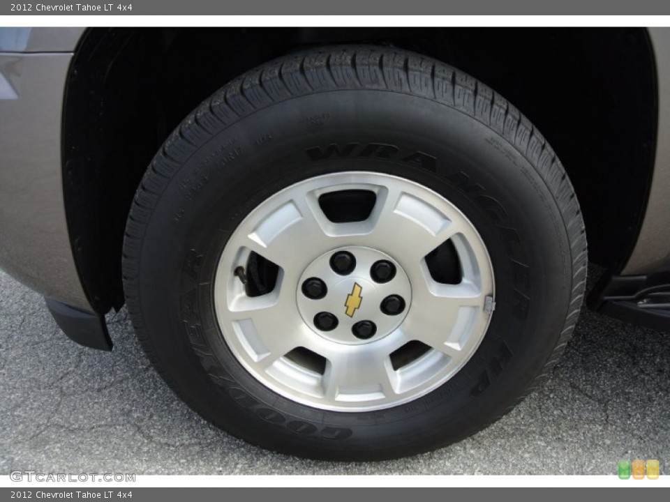 2012 Chevrolet Tahoe LT 4x4 Wheel and Tire Photo #78676570