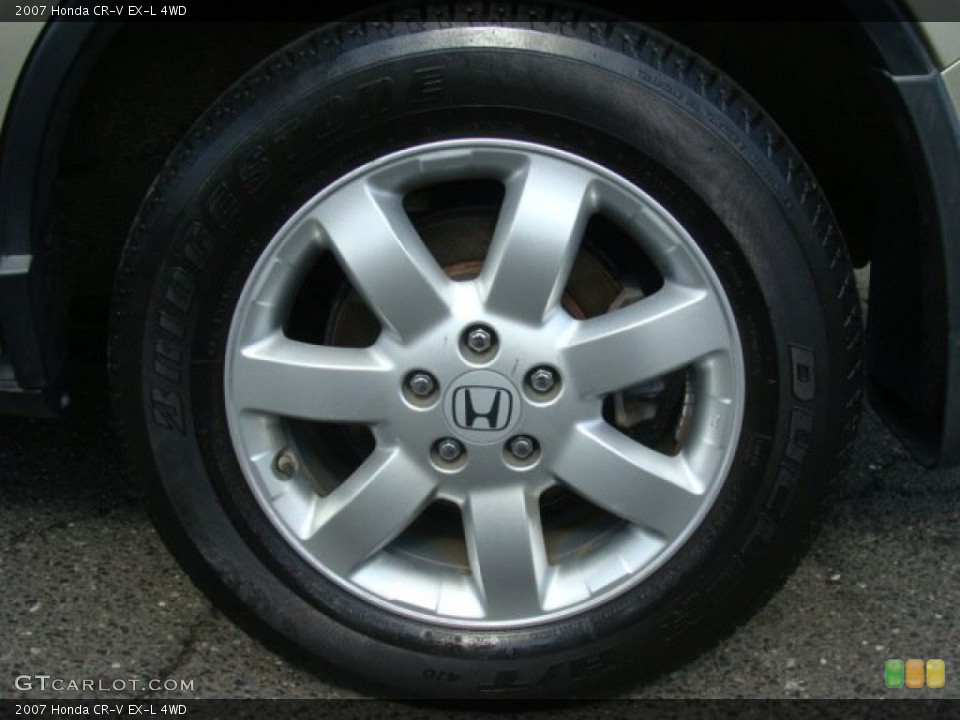 2007 Honda CR-V EX-L 4WD Wheel and Tire Photo #78679044