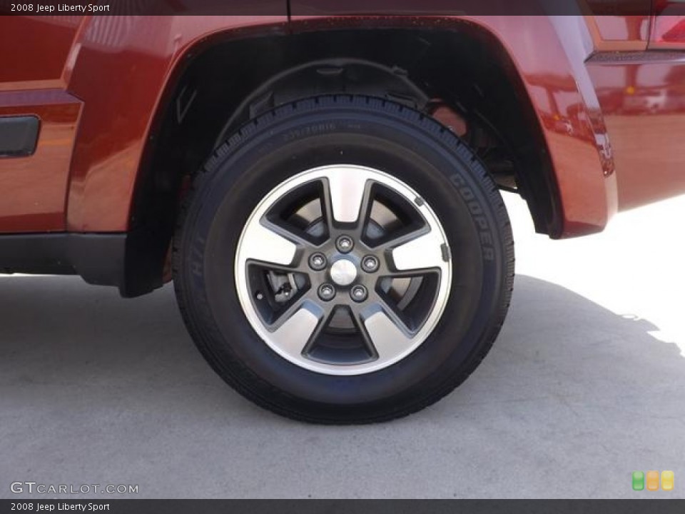 2008 Jeep Liberty Sport Wheel and Tire Photo #78680953
