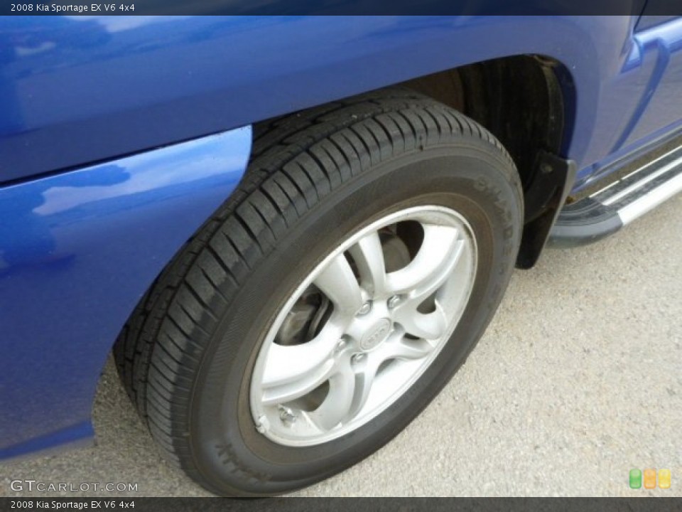 2008 Kia Sportage EX V6 4x4 Wheel and Tire Photo #78681241