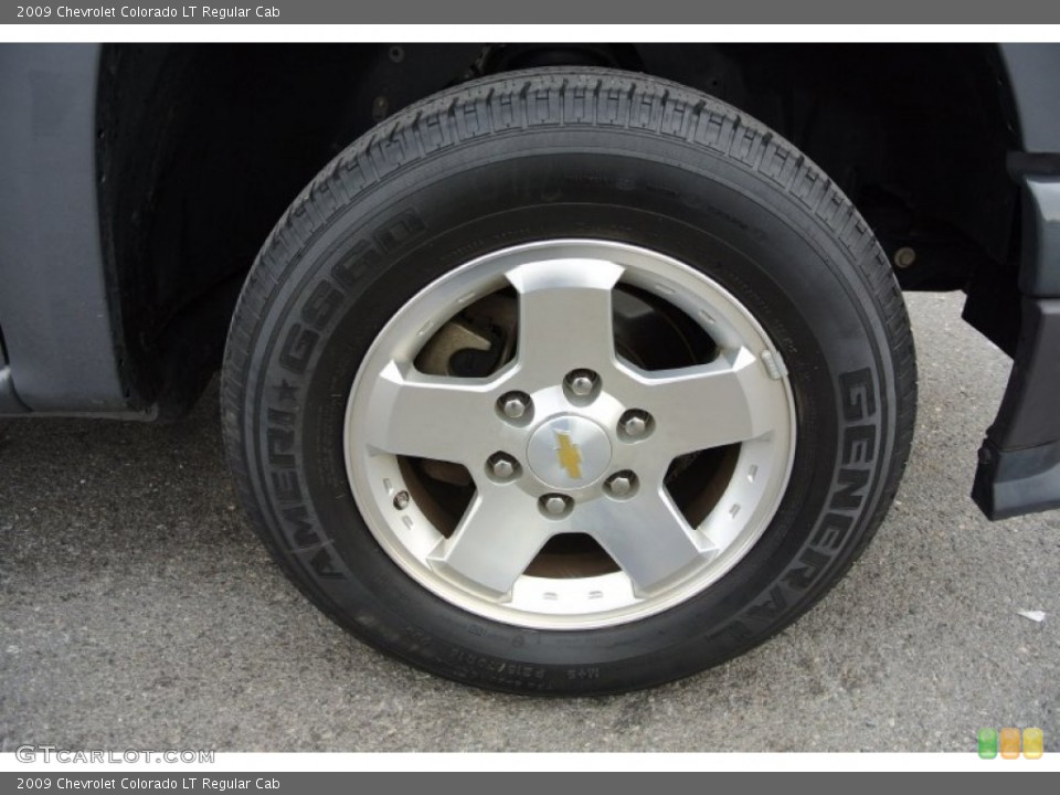 2009 Chevrolet Colorado LT Regular Cab Wheel and Tire Photo #78685258