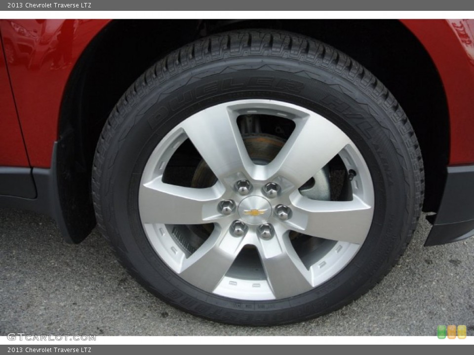 2013 Chevrolet Traverse LTZ Wheel and Tire Photo #78688201