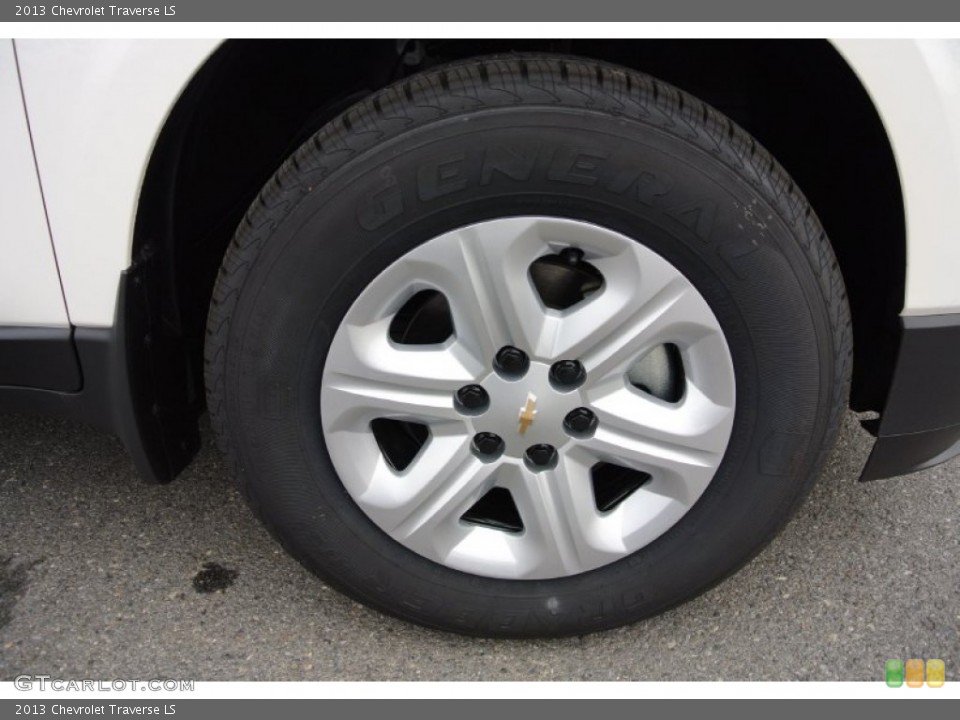 2013 Chevrolet Traverse LS Wheel and Tire Photo #78689263