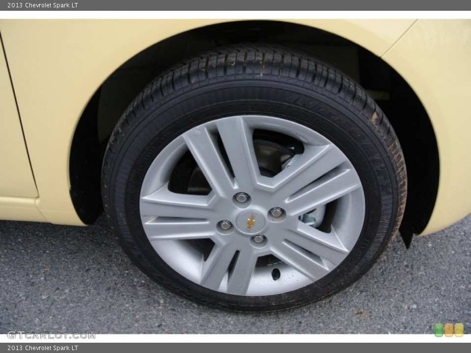 2013 Chevrolet Spark LT Wheel and Tire Photo #78690202