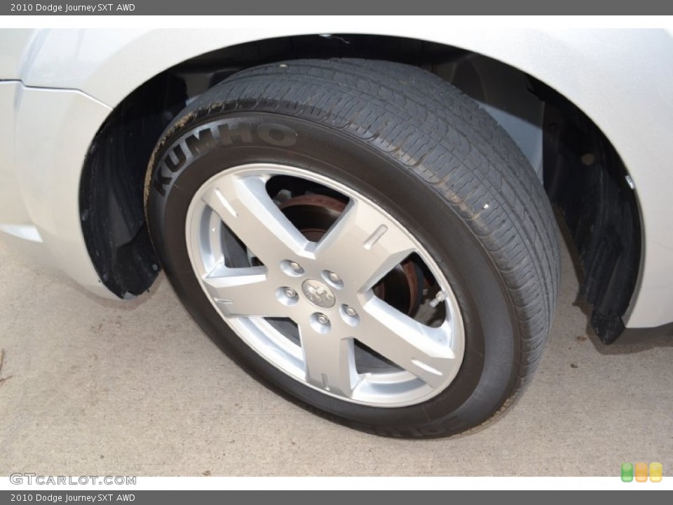 2010 Dodge Journey SXT AWD Wheel and Tire Photo #78690742