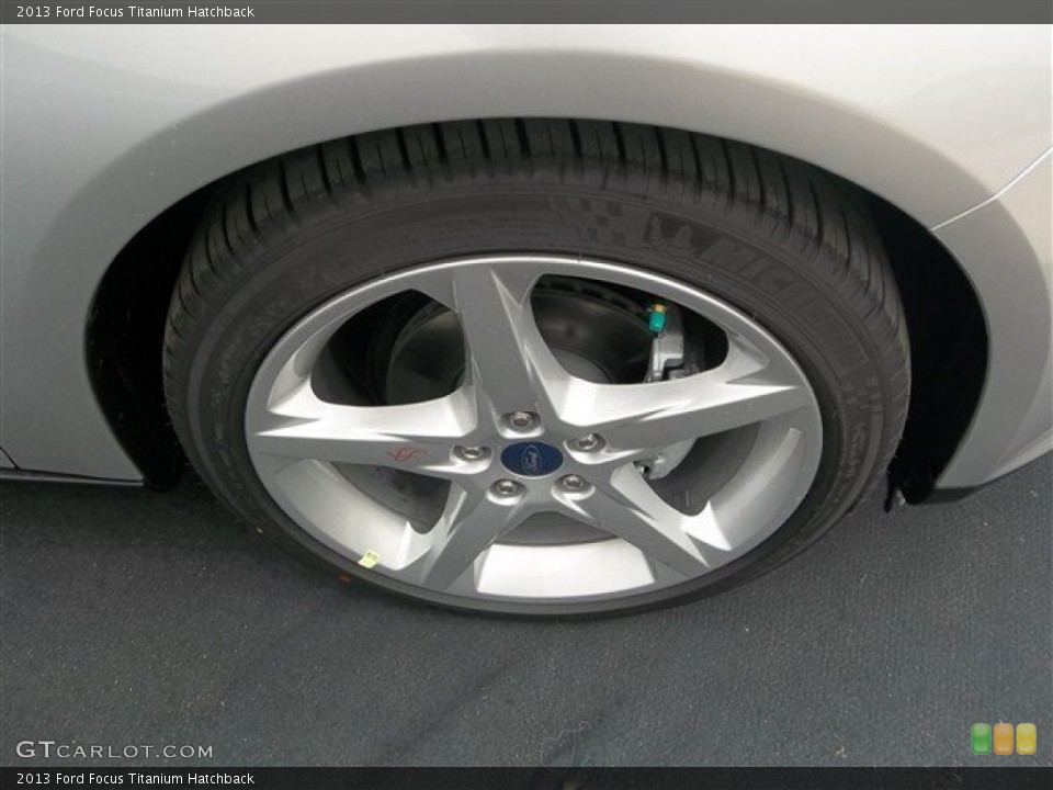 2013 Ford Focus Titanium Hatchback Wheel and Tire Photo #78691234