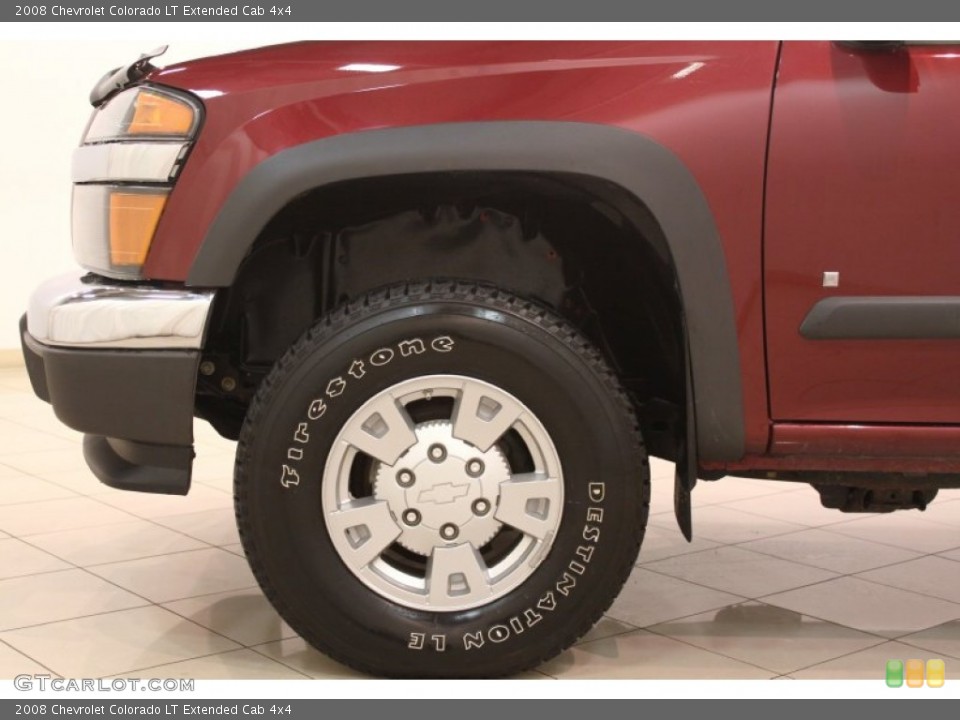 2008 Chevrolet Colorado LT Extended Cab 4x4 Wheel and Tire Photo #78692575