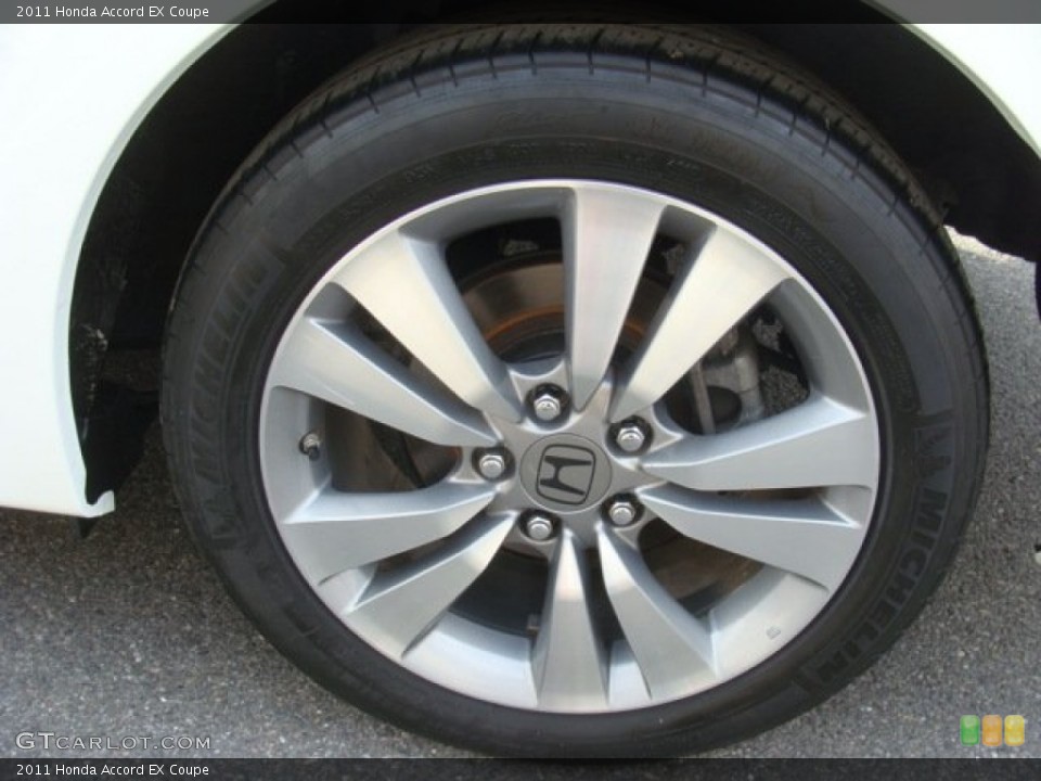 2011 Honda Accord EX Coupe Wheel and Tire Photo #78701754