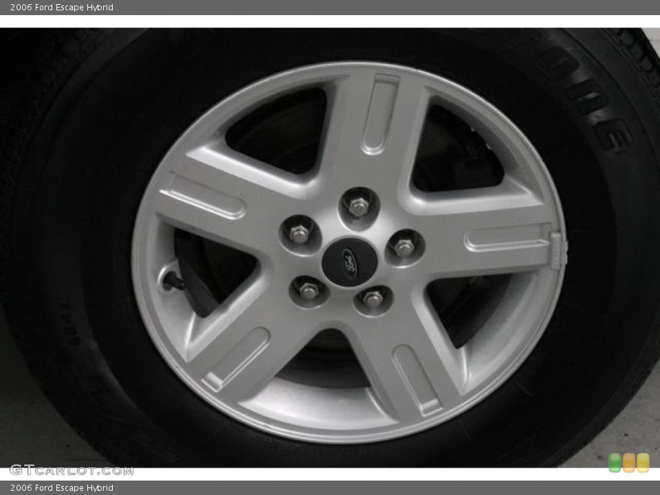 2006 Ford Escape Hybrid Wheel and Tire Photo #78703719