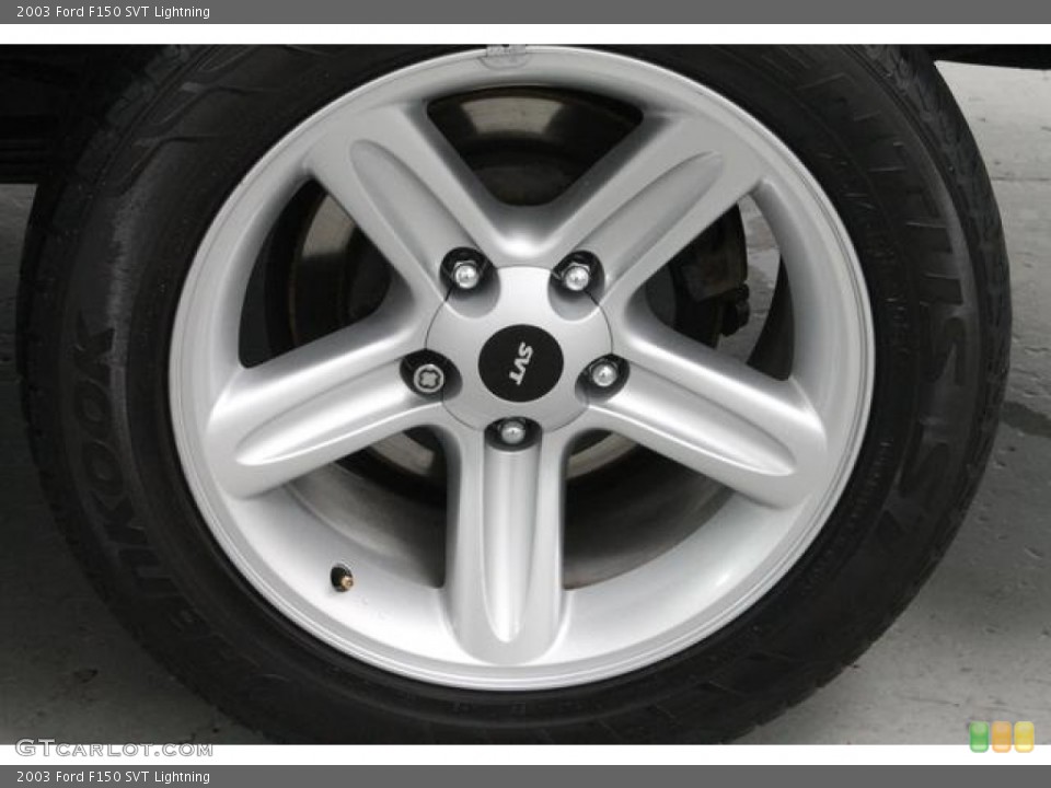 2003 Ford F150 SVT Lightning Wheel and Tire Photo #78704315