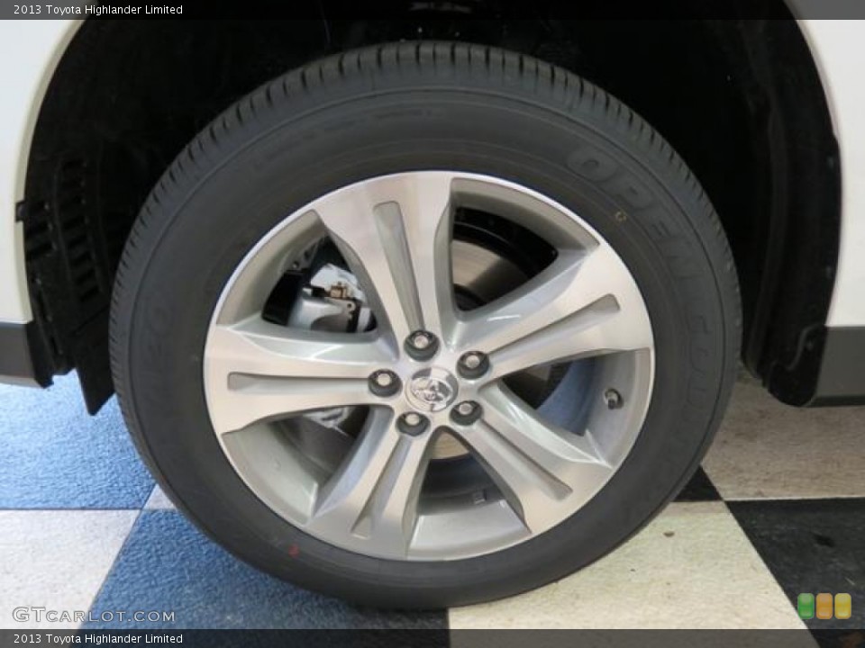 2013 Toyota Highlander Limited Wheel and Tire Photo #78704483