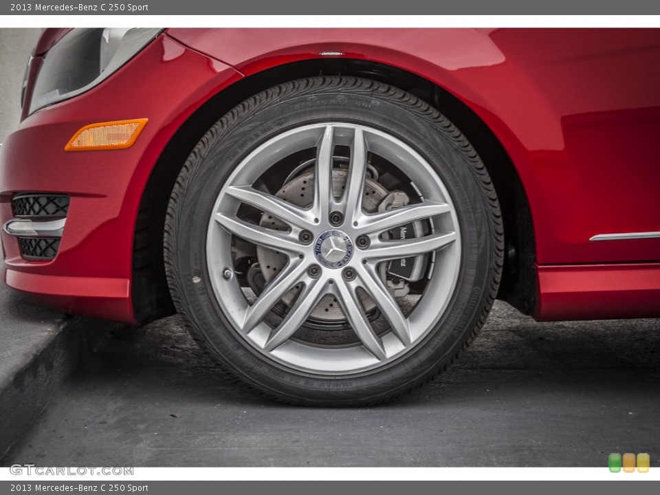 2013 Mercedes-Benz C 250 Sport Wheel and Tire Photo #78707921