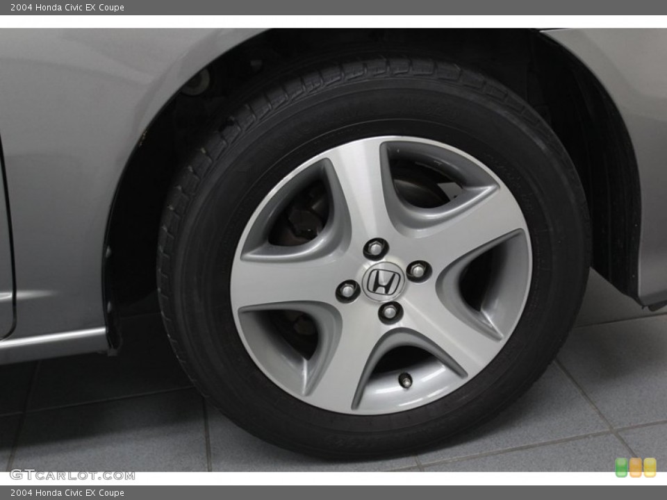 2004 Honda Civic EX Coupe Wheel and Tire Photo #78714543