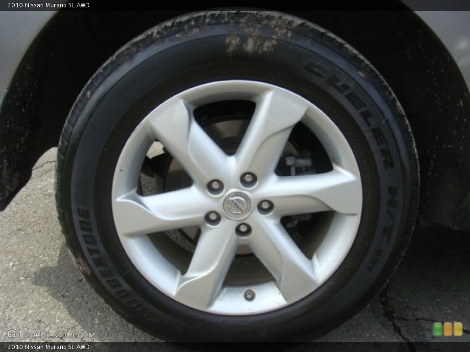 2010 Nissan Murano SL AWD Wheel and Tire Photo #78714698