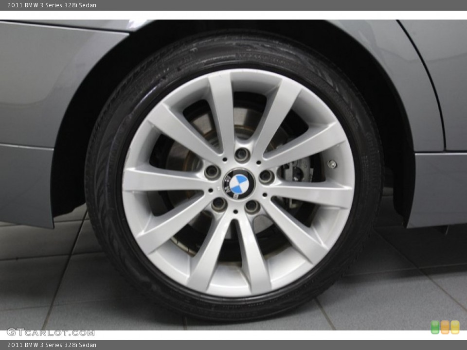 2011 BMW 3 Series 328i Sedan Wheel and Tire Photo #78717379