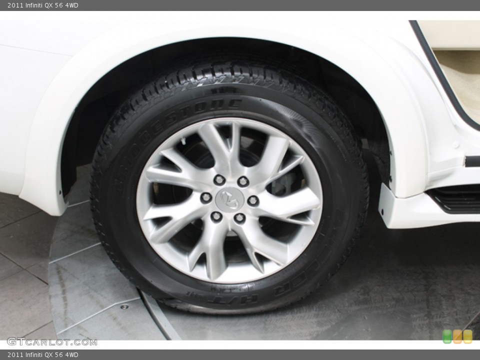2011 Infiniti QX 56 4WD Wheel and Tire Photo #78717828