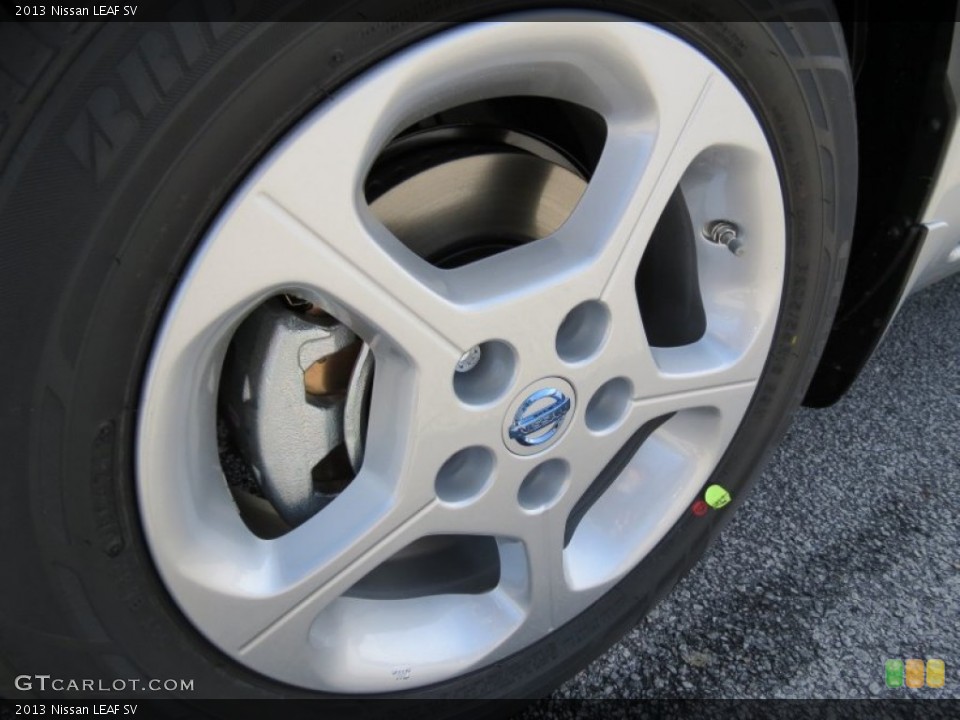 2013 Nissan LEAF SV Wheel and Tire Photo #78717917