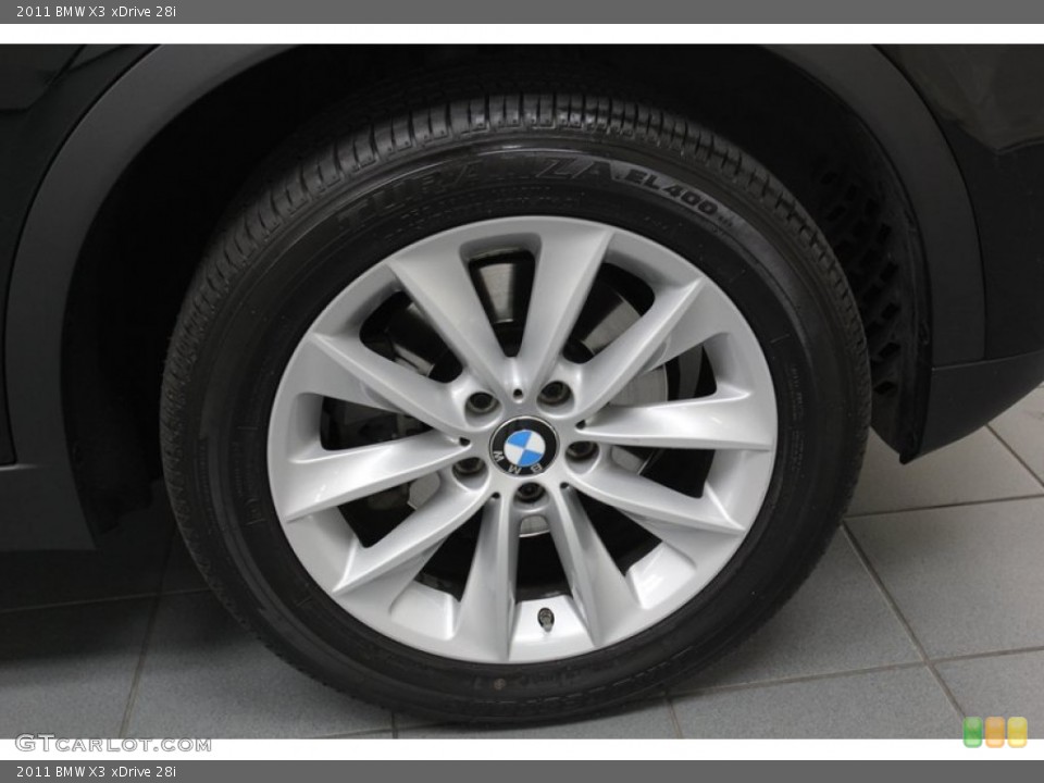 2011 BMW X3 xDrive 28i Wheel and Tire Photo #78725786