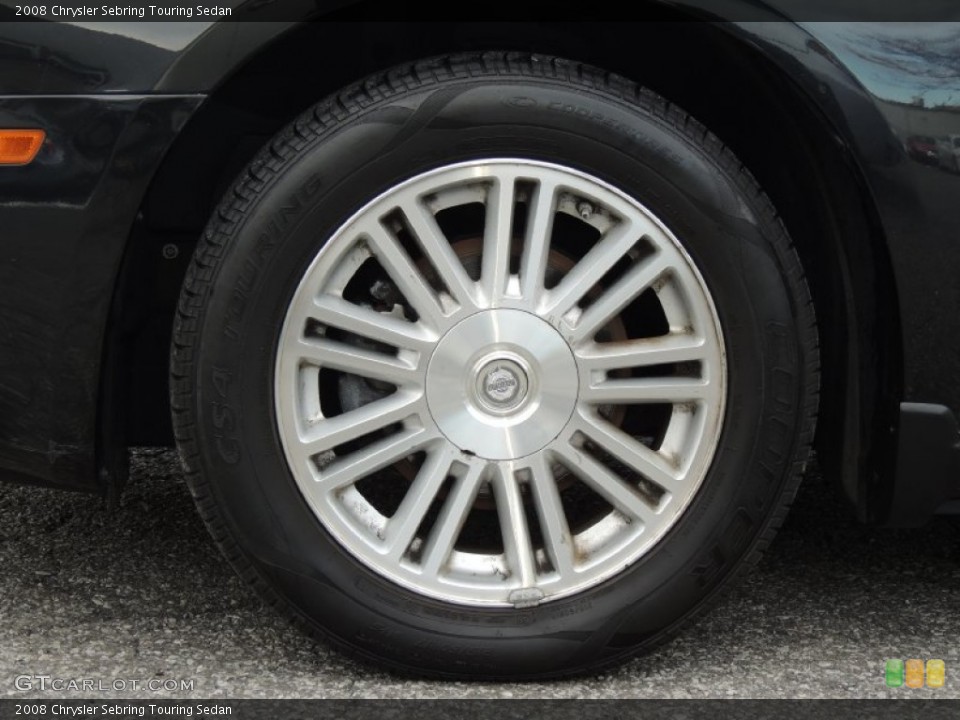 2008 Chrysler Sebring Touring Sedan Wheel and Tire Photo #78730306