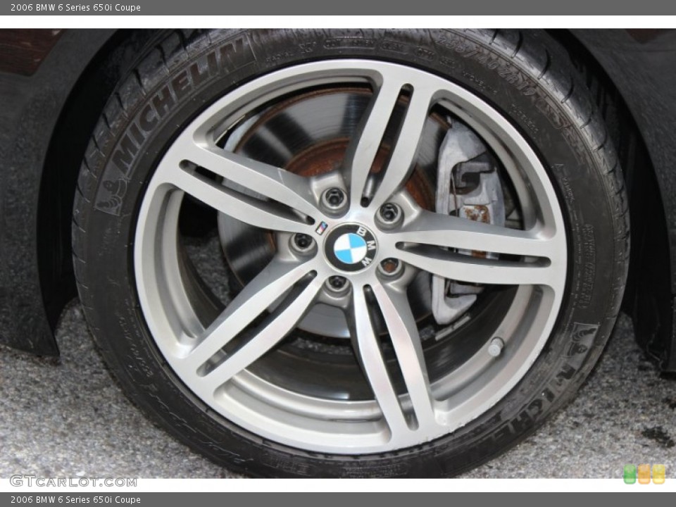 2006 BMW 6 Series 650i Coupe Wheel and Tire Photo #78730842