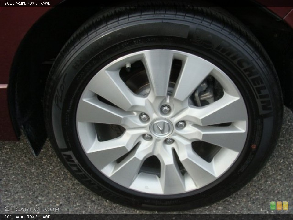2011 Acura RDX SH-AWD Wheel and Tire Photo #78732212