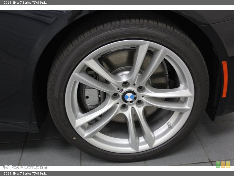 2013 BMW 7 Series 750i Sedan Wheel and Tire Photo #78735764