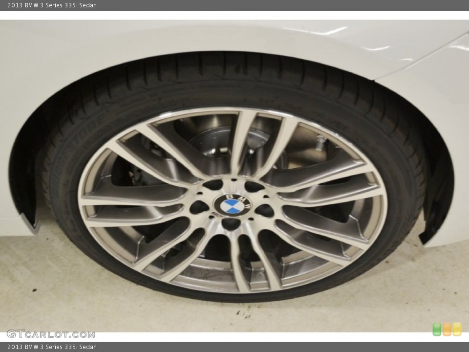2013 BMW 3 Series 335i Sedan Wheel and Tire Photo #78737553