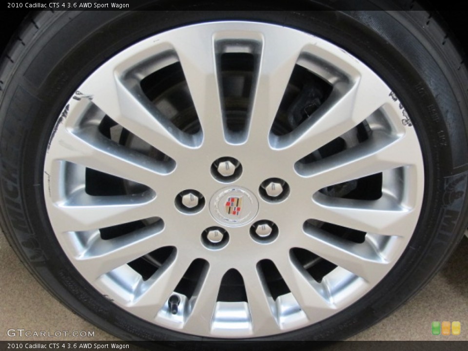 2010 Cadillac CTS 4 3.6 AWD Sport Wagon Wheel and Tire Photo #78739193