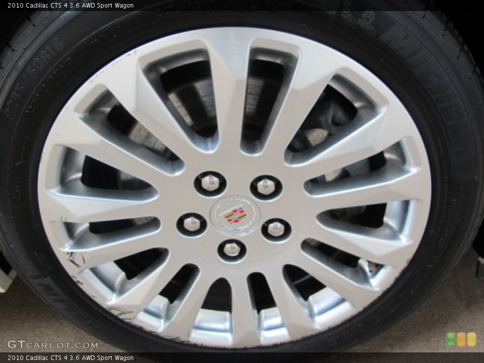 2010 Cadillac CTS 4 3.6 AWD Sport Wagon Wheel and Tire Photo #78739235