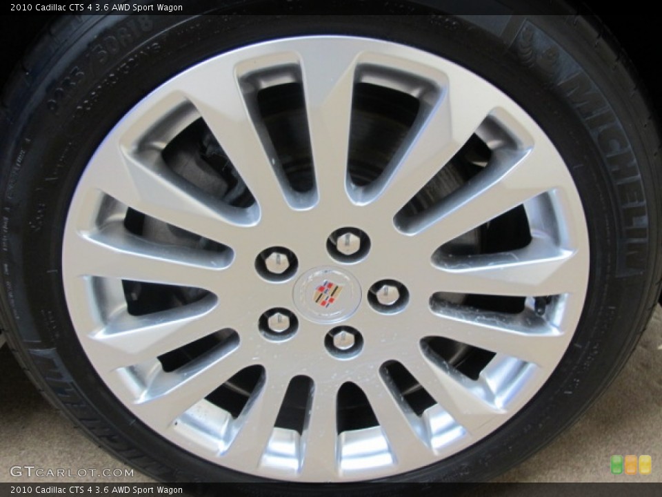 2010 Cadillac CTS 4 3.6 AWD Sport Wagon Wheel and Tire Photo #78739267