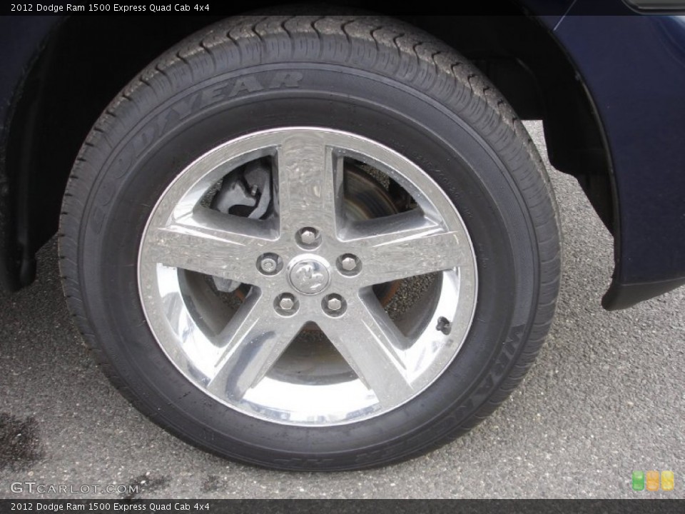 2012 Dodge Ram 1500 Express Quad Cab 4x4 Wheel and Tire Photo #78741572