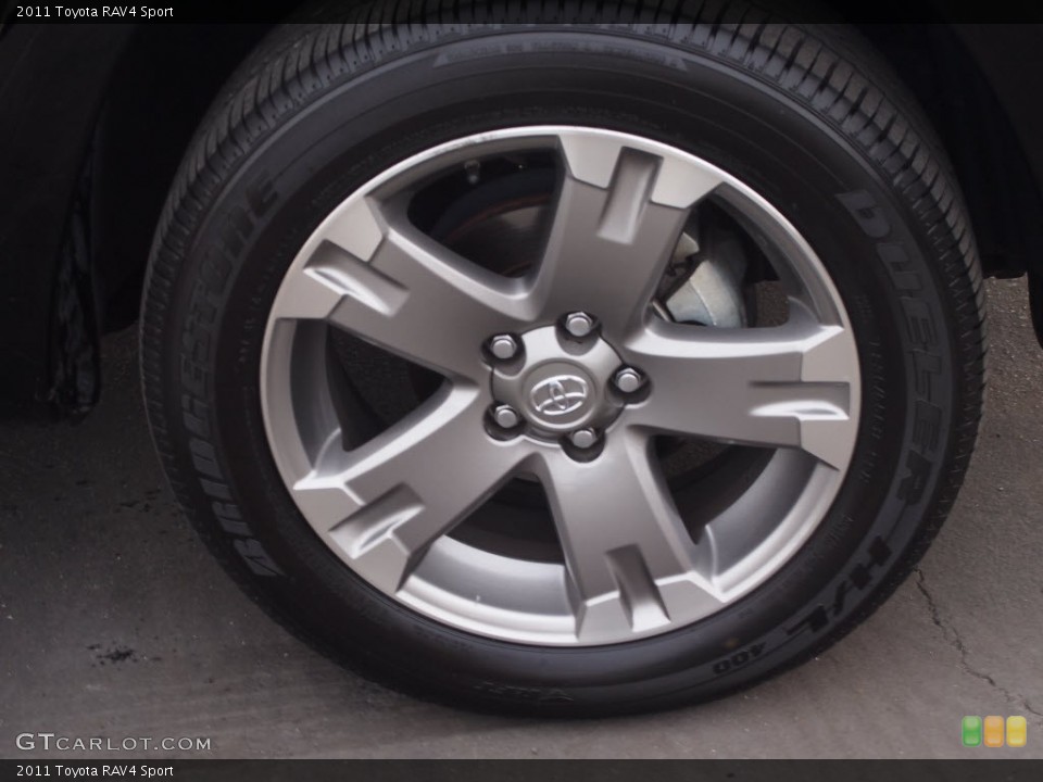 2011 Toyota RAV4 Sport Wheel and Tire Photo #78745085