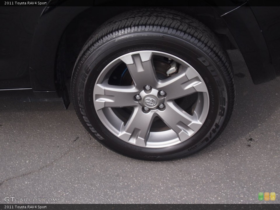 2011 Toyota RAV4 Sport Wheel and Tire Photo #78745307