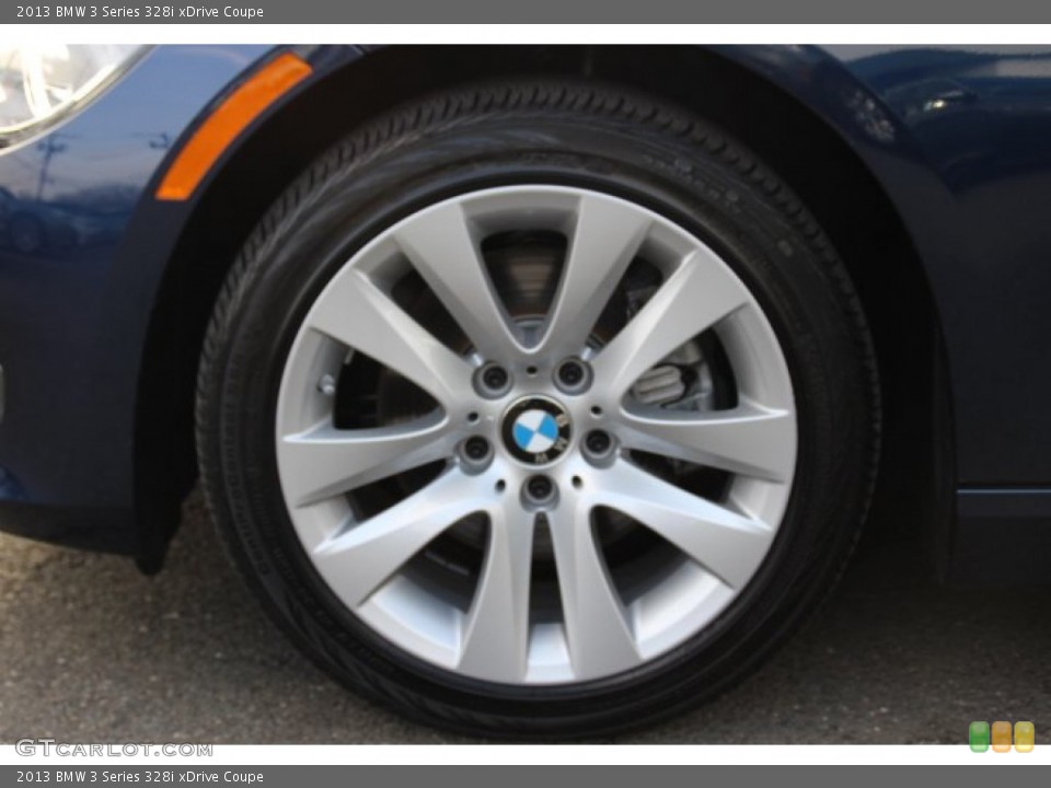 2013 BMW 3 Series 328i xDrive Coupe Wheel and Tire Photo #78747608