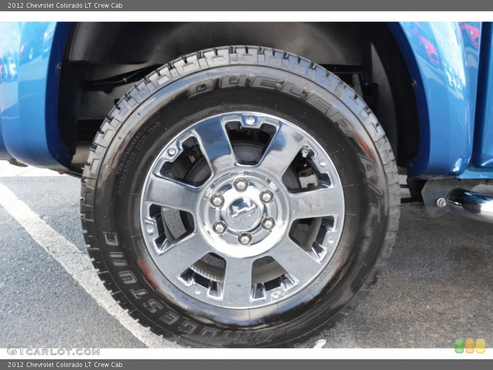 2012 Chevrolet Colorado LT Crew Cab Wheel and Tire Photo #78751517
