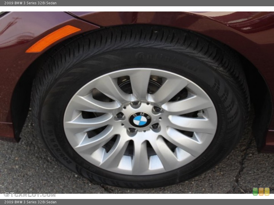 2009 BMW 3 Series 328i Sedan Wheel and Tire Photo #78753051