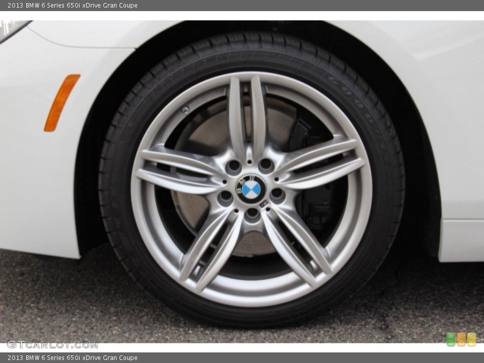 2013 BMW 6 Series 650i xDrive Gran Coupe Wheel and Tire Photo #78754365