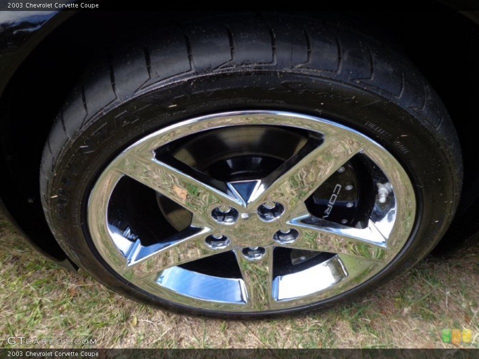 2003 Chevrolet Corvette Coupe Wheel and Tire Photo #78754367