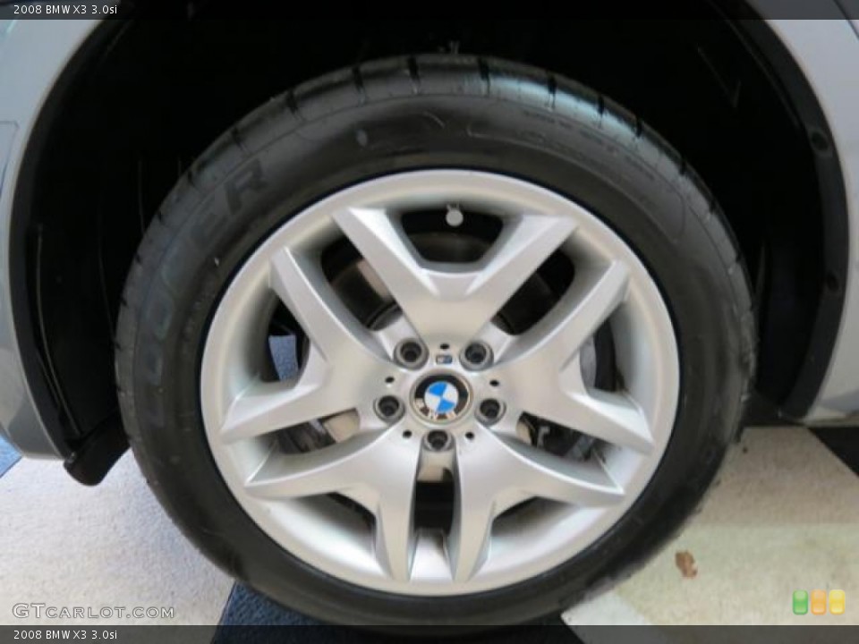 2008 BMW X3 3.0si Wheel and Tire Photo #78760739