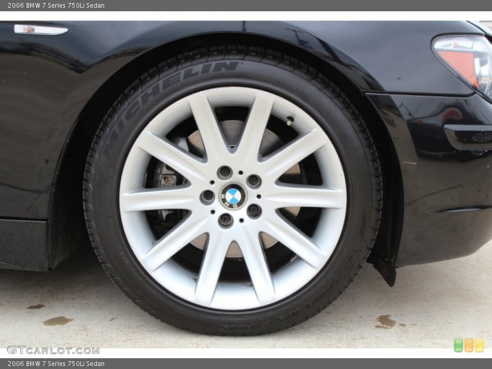2006 BMW 7 Series 750Li Sedan Wheel and Tire Photo #78761663