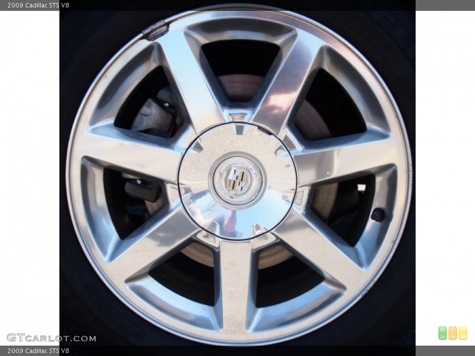 2009 Cadillac STS V8 Wheel and Tire Photo #78762785