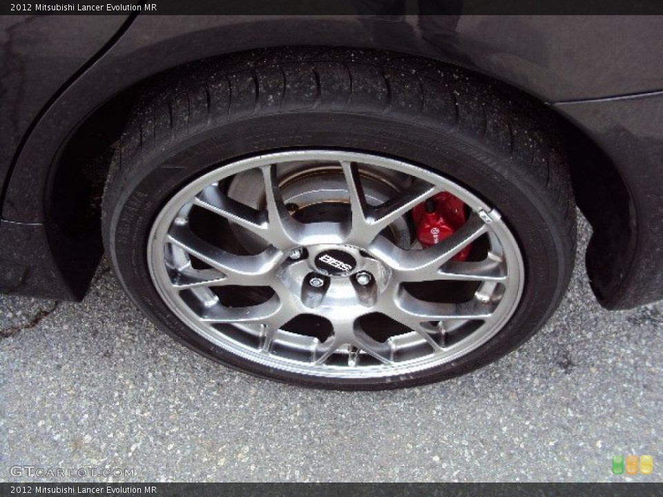 2012 Mitsubishi Lancer Evolution MR Wheel and Tire Photo #78763256