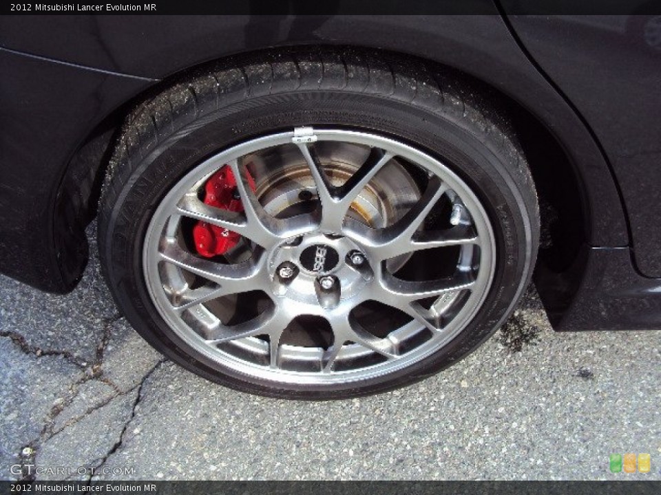 2012 Mitsubishi Lancer Evolution MR Wheel and Tire Photo #78763259