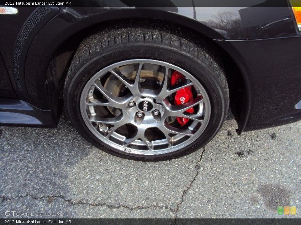 2012 Mitsubishi Lancer Evolution MR Wheel and Tire Photo #78763262