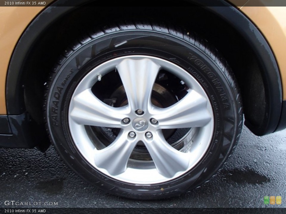 2010 Infiniti FX 35 AWD Wheel and Tire Photo #78764828